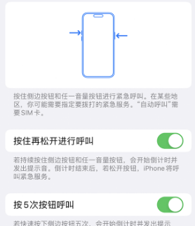 博望苹果14维修站分享iPhone14如何使用SOS紧急联络